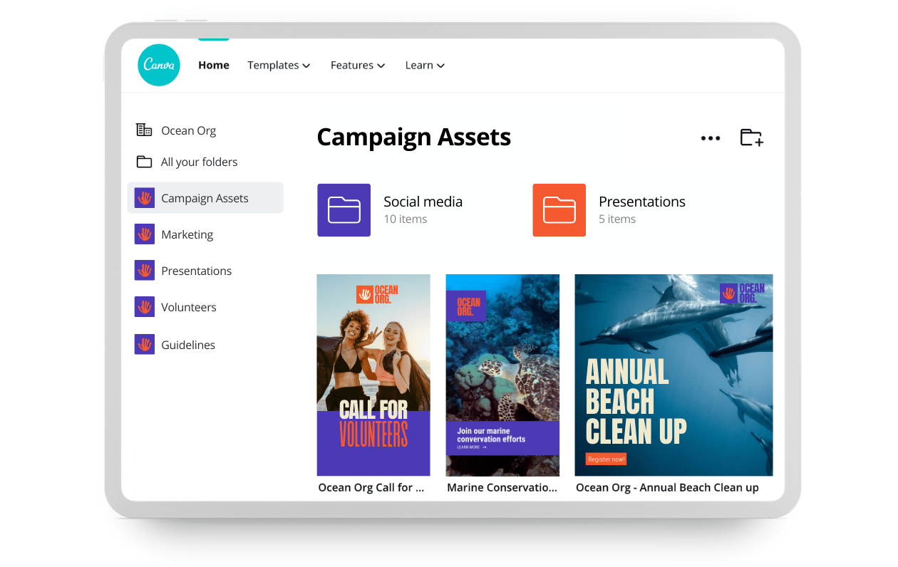 引用: Canva公式サイト 機能